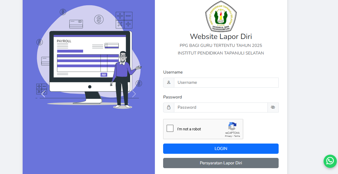 Aplikasi Lapor DIri PPG IPTS